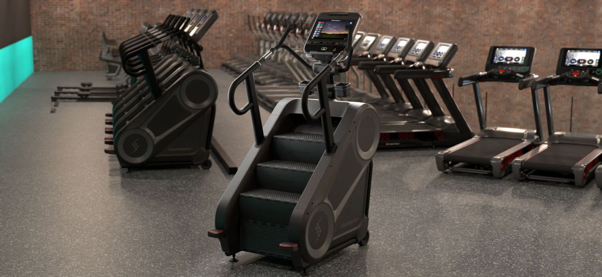 StairMaster 8Gx Hero Shot in Enviroment Lifestyle Image