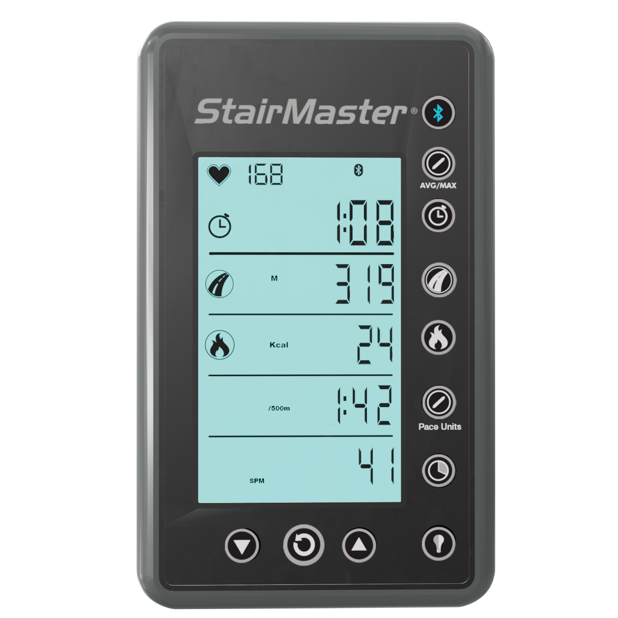 StairMaster HIIT Rower Console Backlit Image (1)