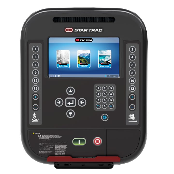 STAR TRAC 4 SERIES 10″ LCD CARDIO CONSOLE - Pacifico Studio